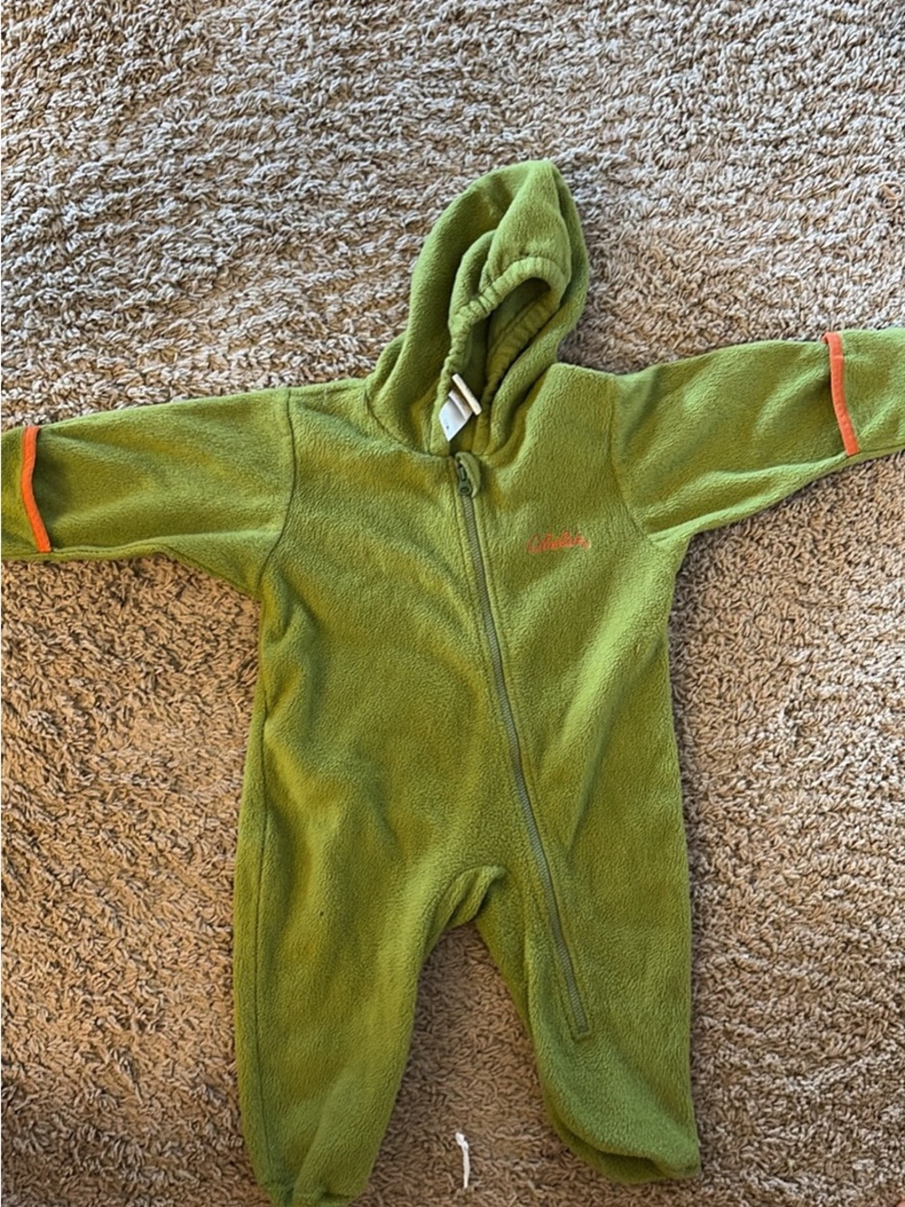 Cabela’s Green Fleece bunting suit